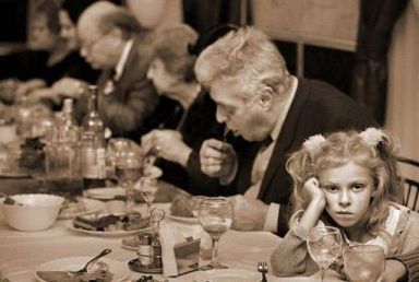 This is why the "no elbows on the table" thing. (via)