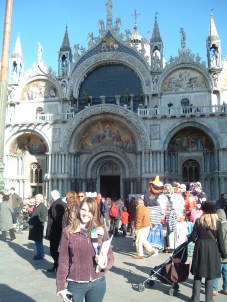 The author, at a church but not being churched.