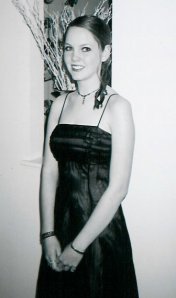 The author dressed for Junior Prom- clearly evening wear.